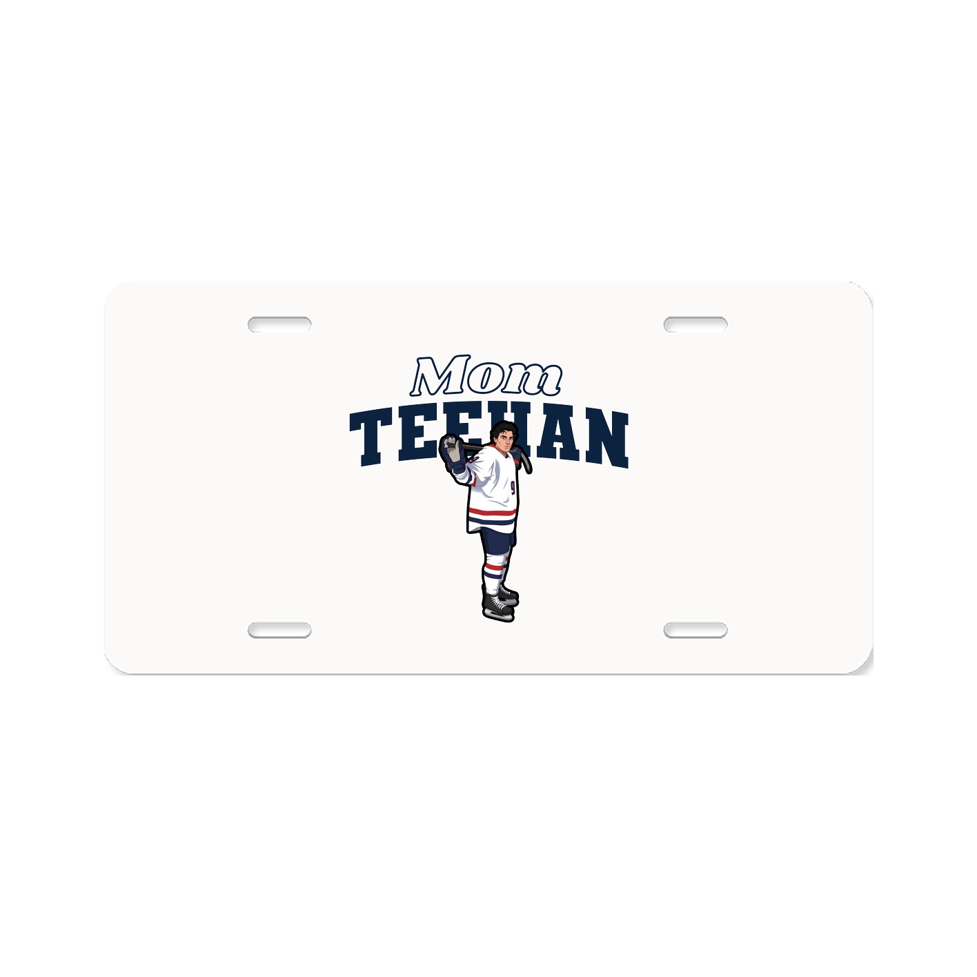 License Plate — Mothers Day Block in Classic