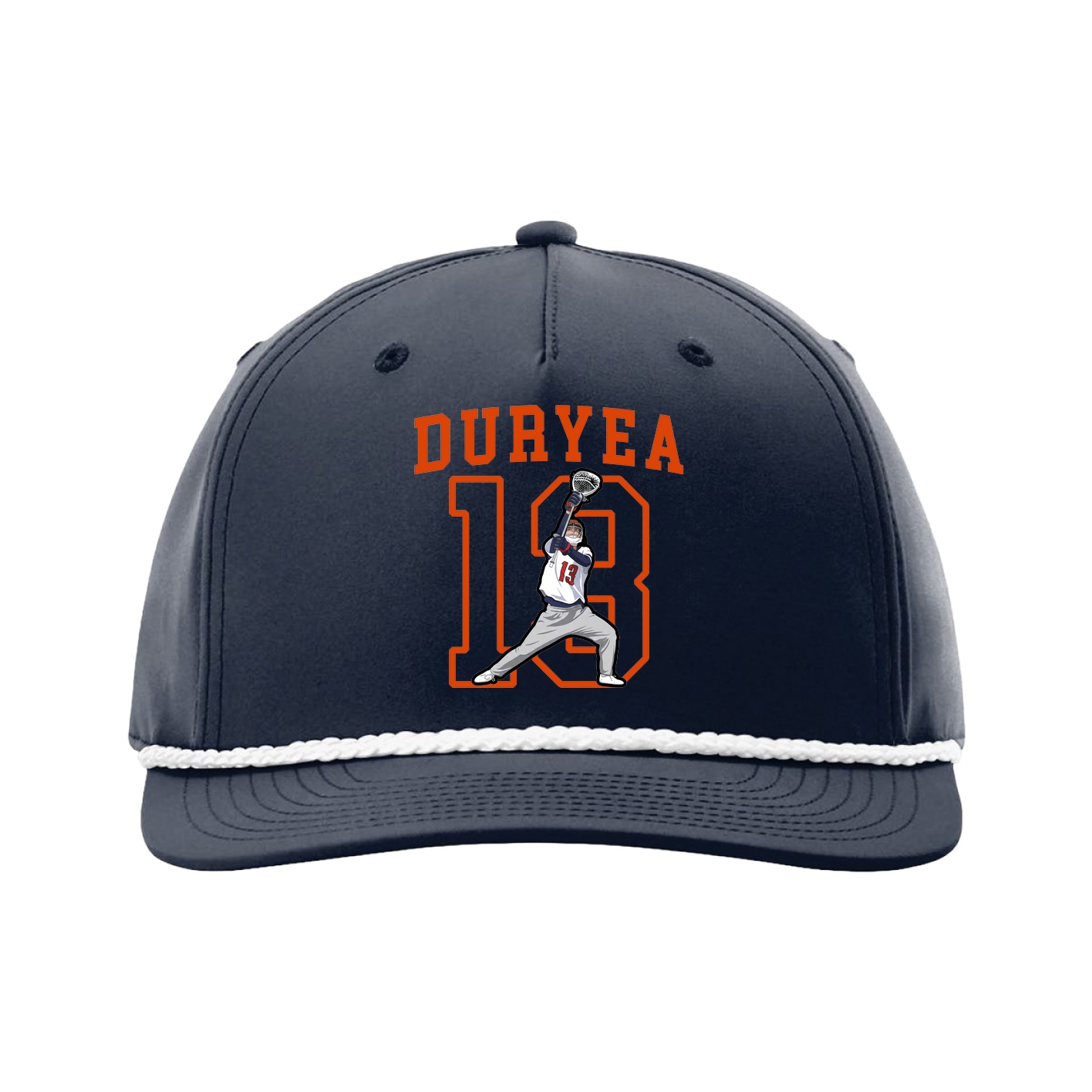 Five-Panel Classic Rope Cap — Shirsey in Navy