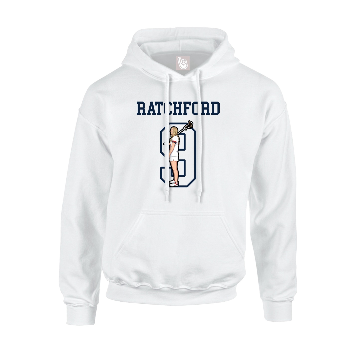 Hoodie — Shirsey in White