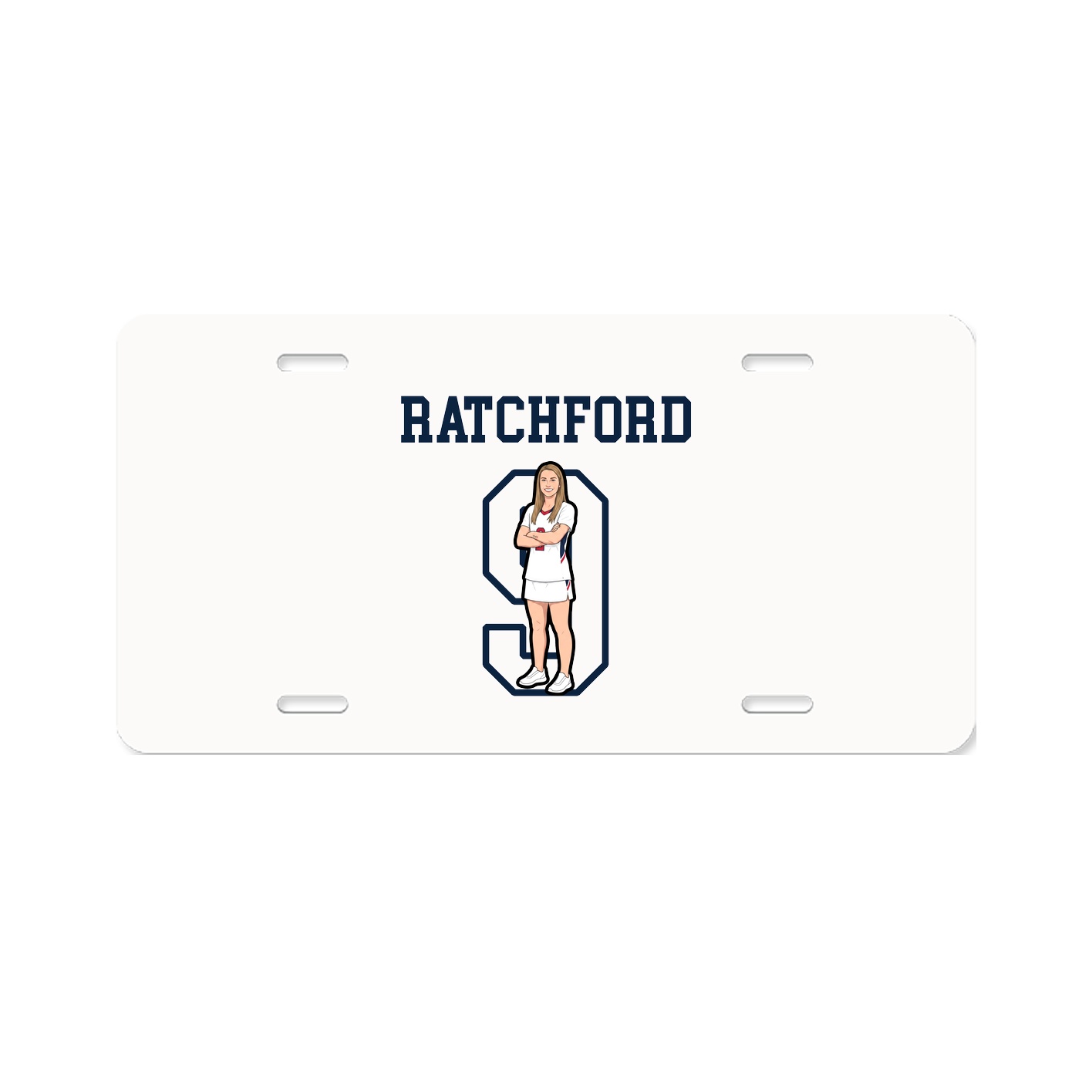 License Plate — Shirsey in Classic