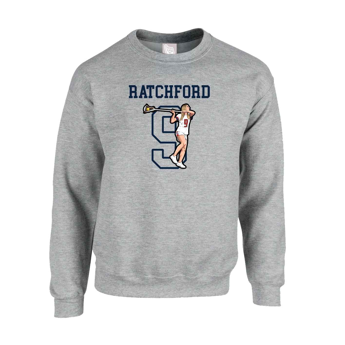 Fleece Crew — Shirsey in Grey