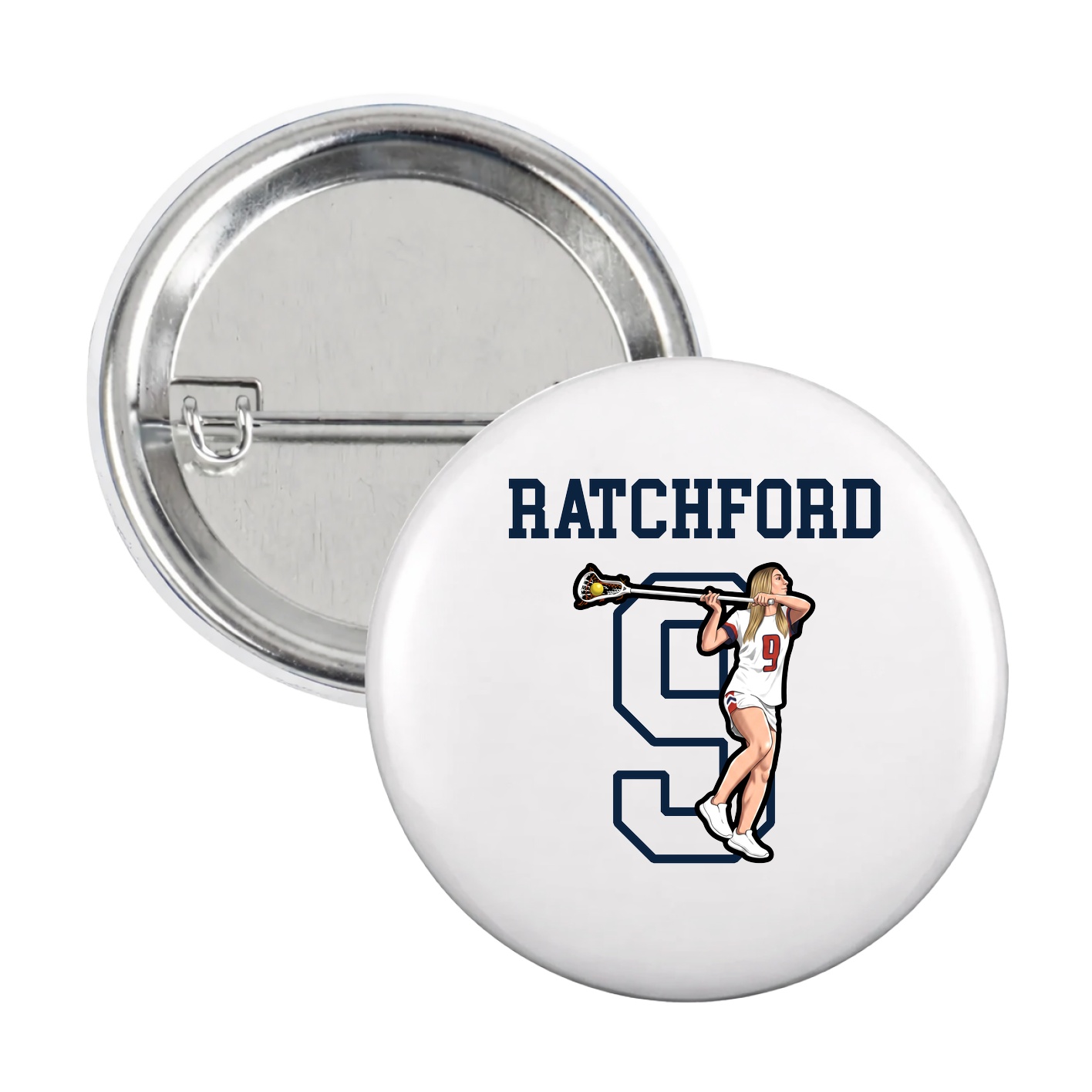 Game Day Button — Shirsey in White