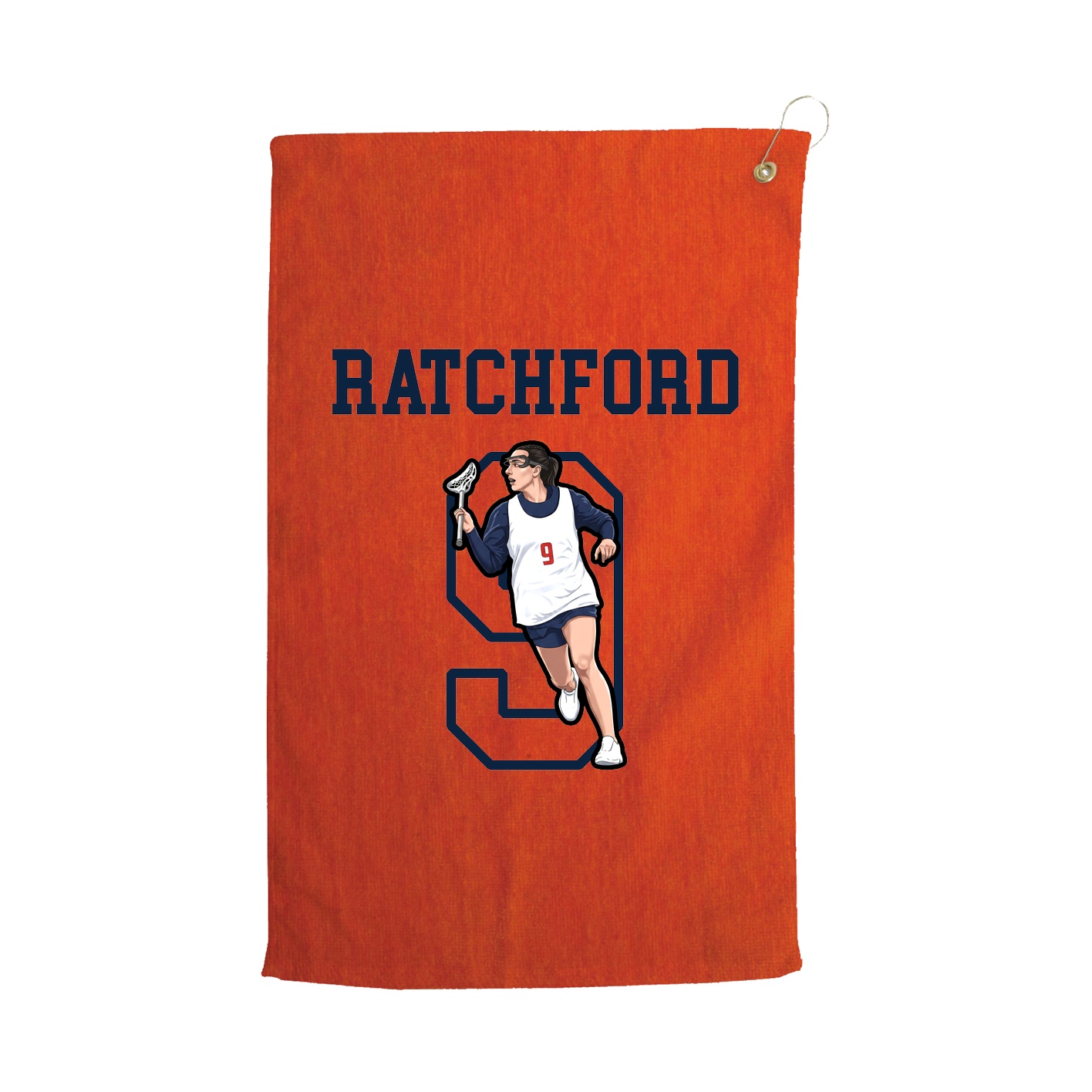 Golf Towel — Shirsey in Orange