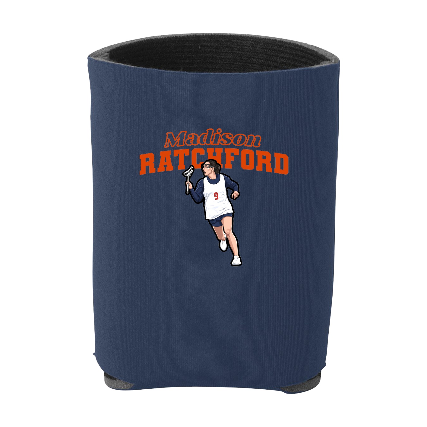 Can Holder — Name Arch in Navy