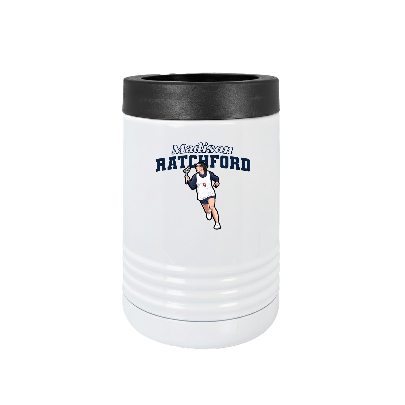 Beverage Holder — Name Arch in White