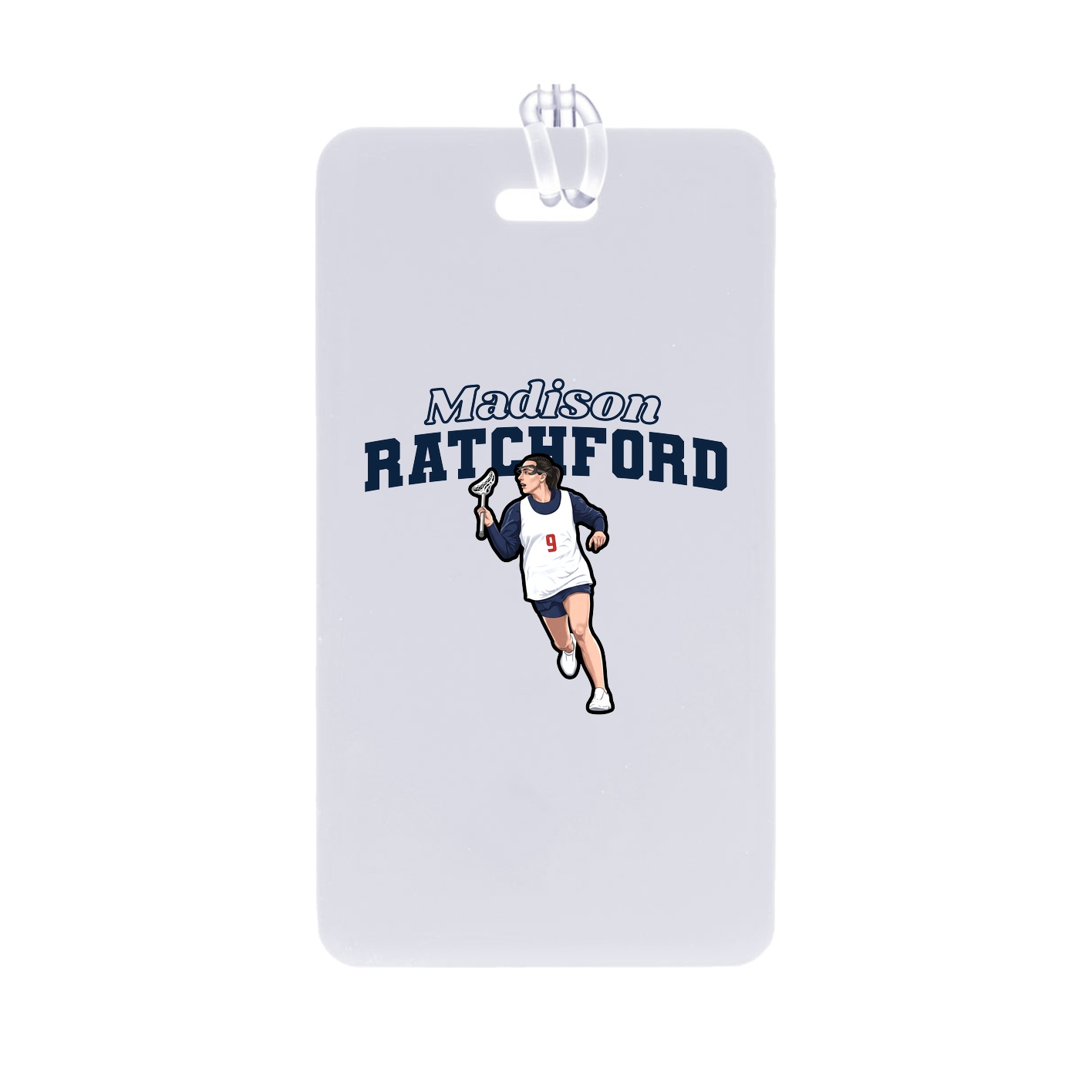Bag Tag — Name Arch in Classic