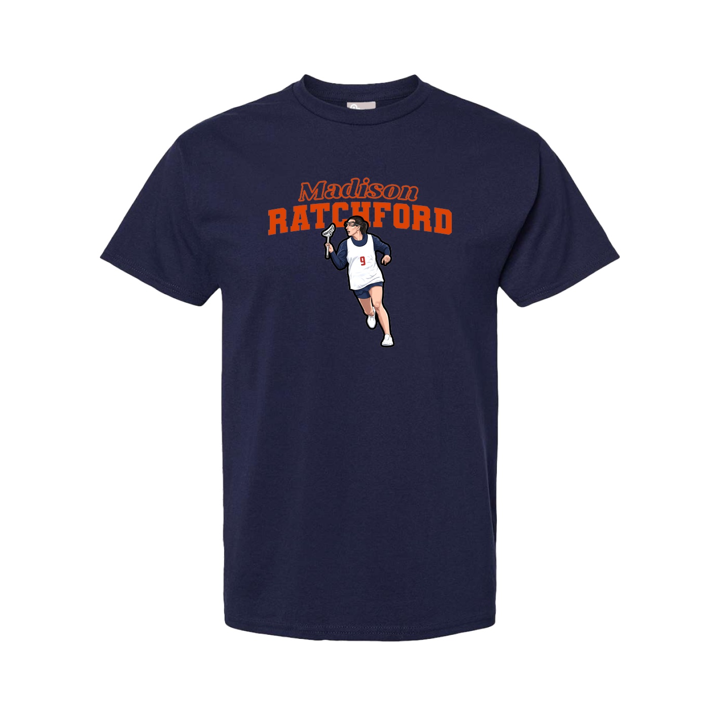 Tee — Name Arch in Navy