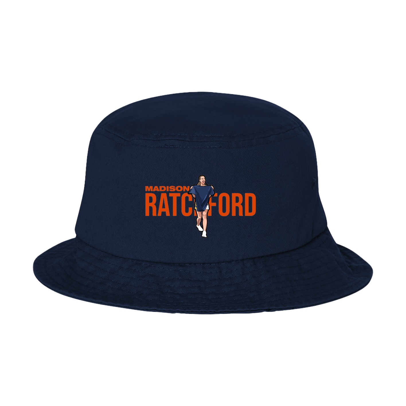 Bucket Cap — Player Name in Navy