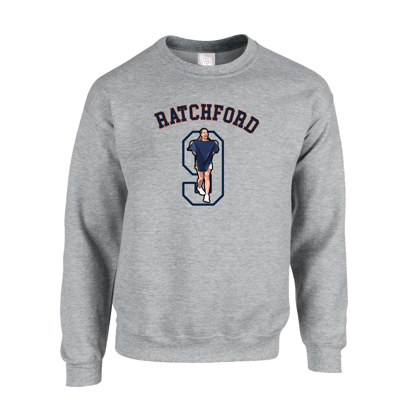 Fleece Crew — Shirsey Arch in Grey