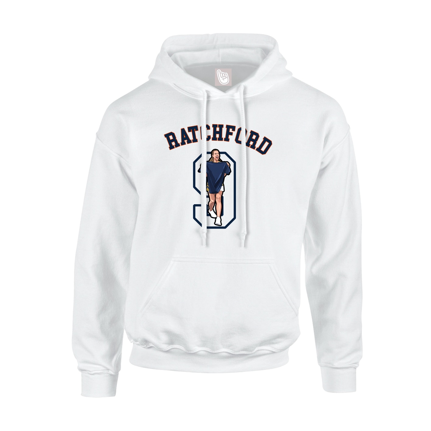 Youth Hoodie — Shirsey Arch in White