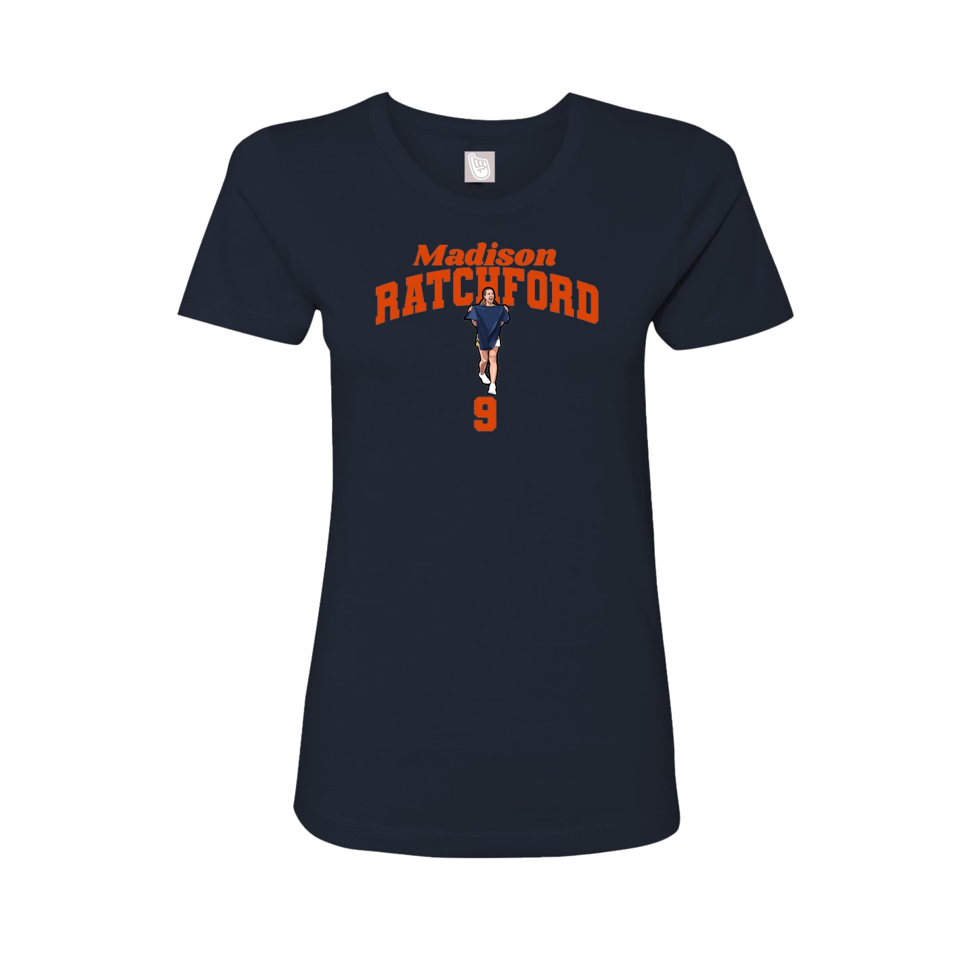 Womens Tee — Signature Arch in Navy
