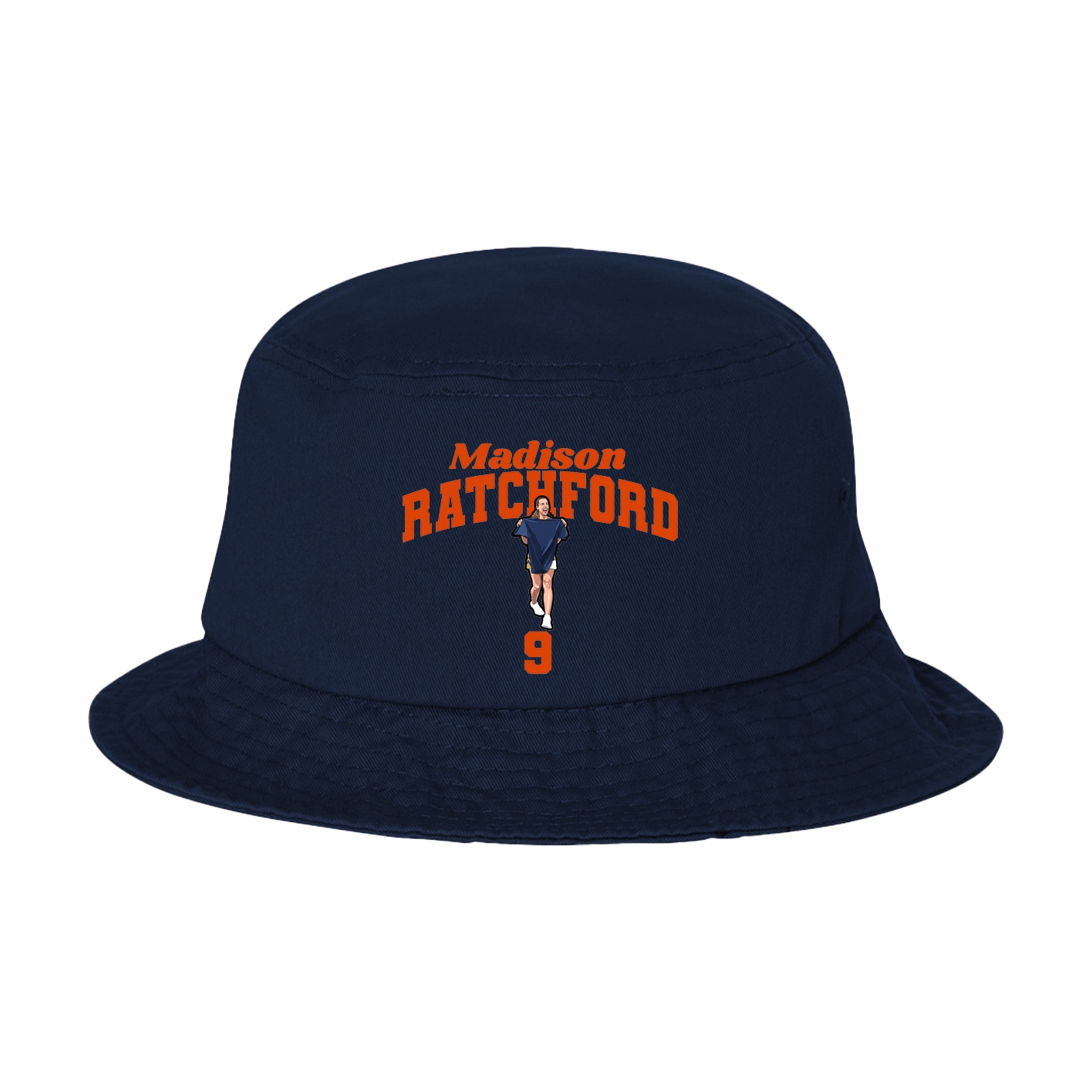 Bucket Cap — Signature Arch in Navy