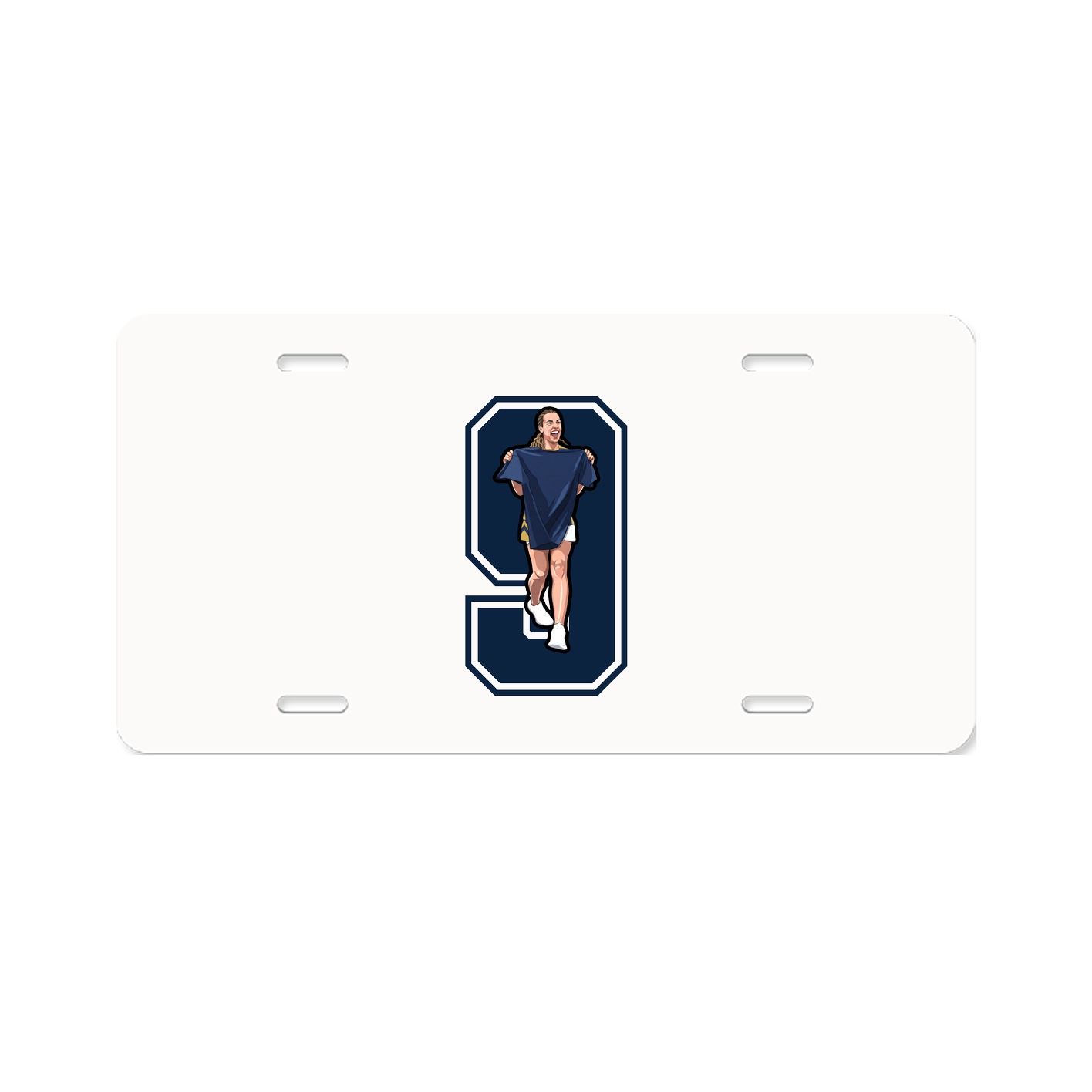 License Plate — Number in Classic
