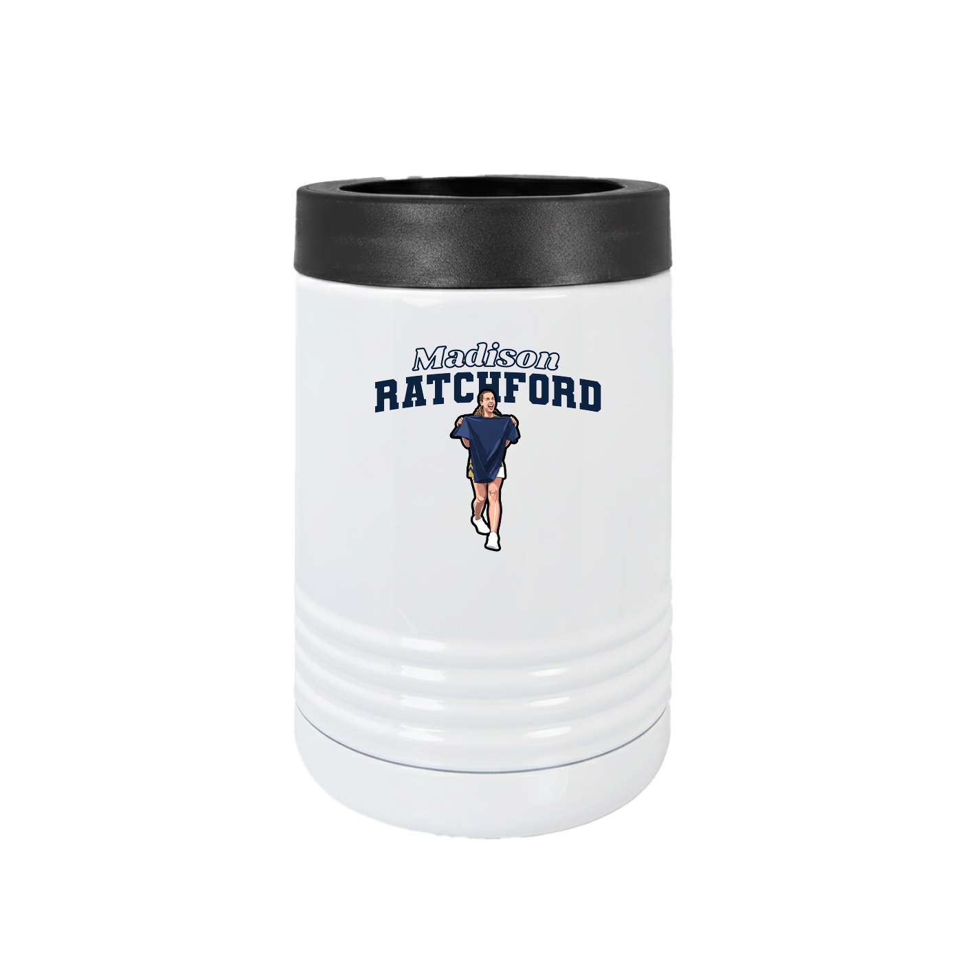 Beverage Holder — Name Arch in White