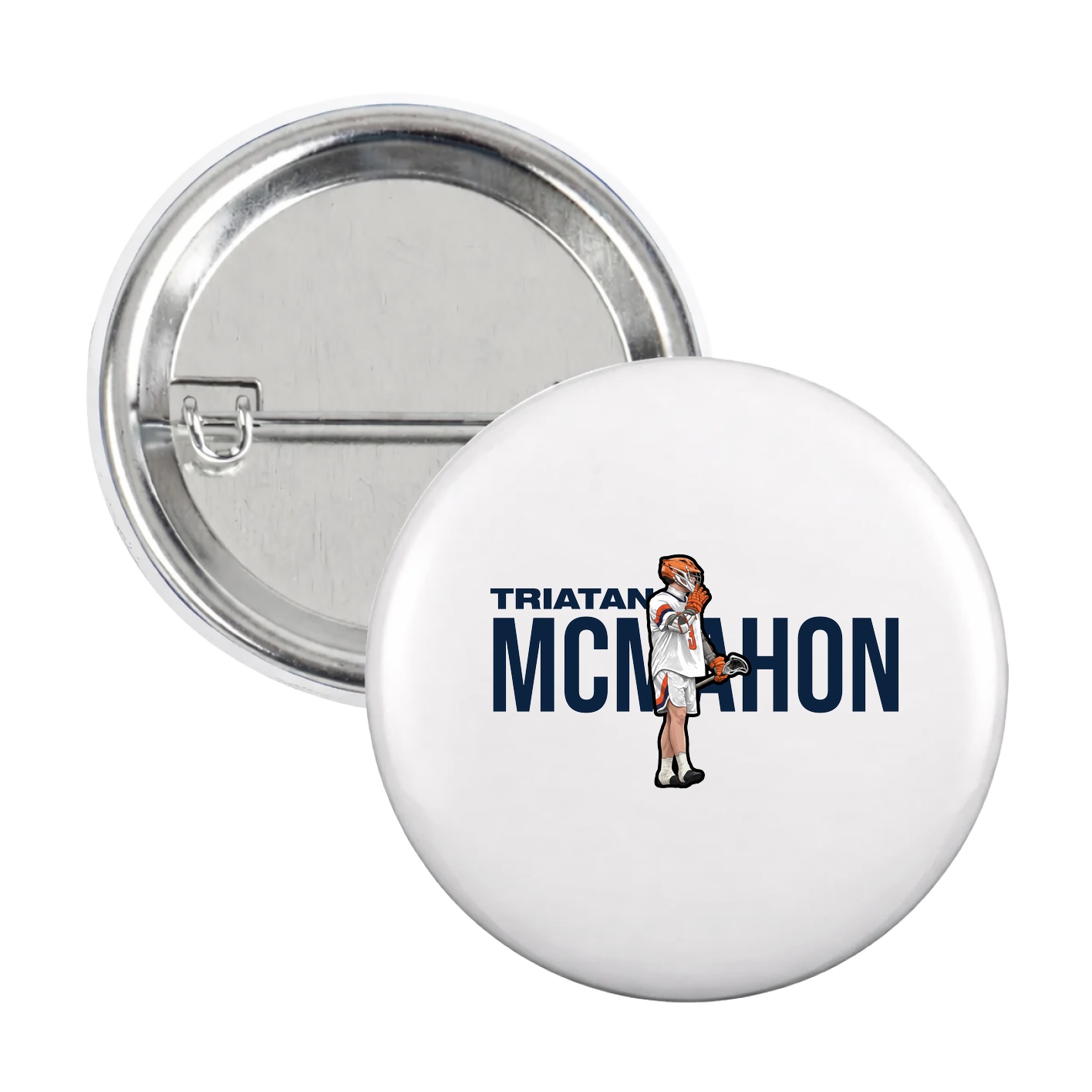 Game Day Button — Player Name in White
