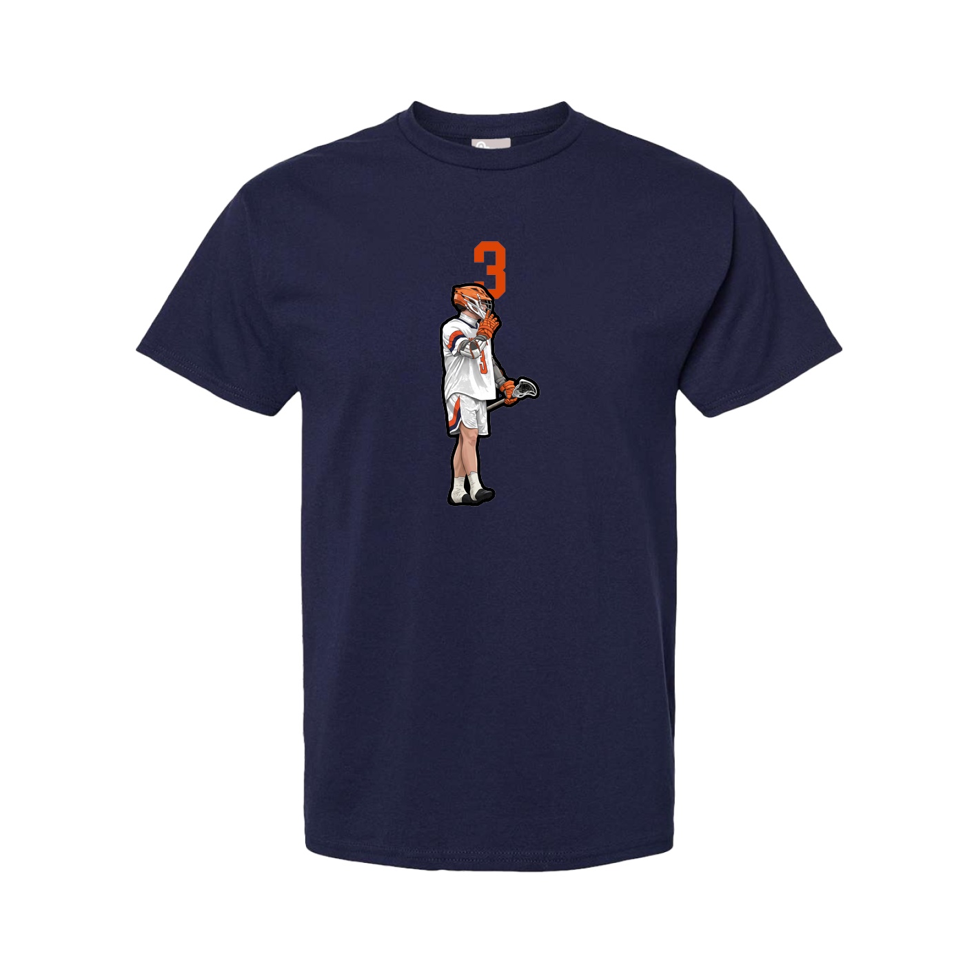 Tee — Number Top in Navy