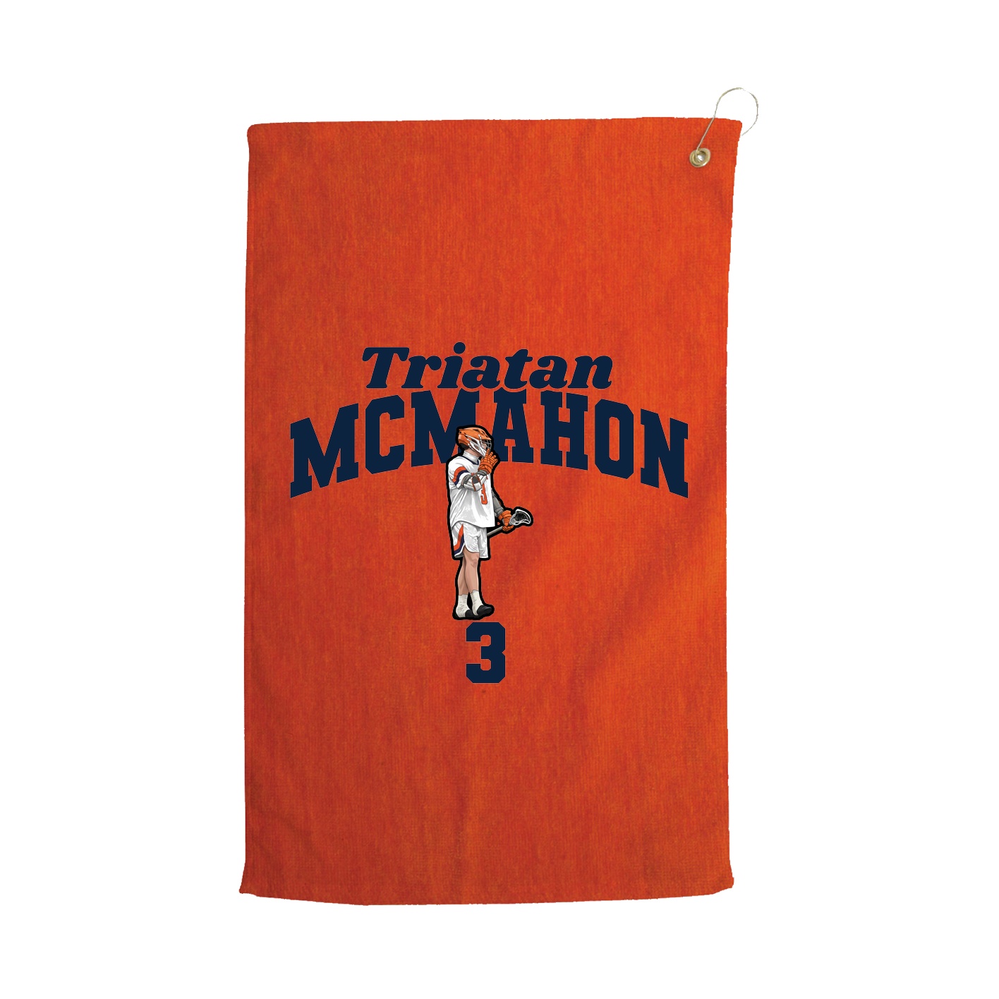 Golf Towel — Signature Arch in Orange