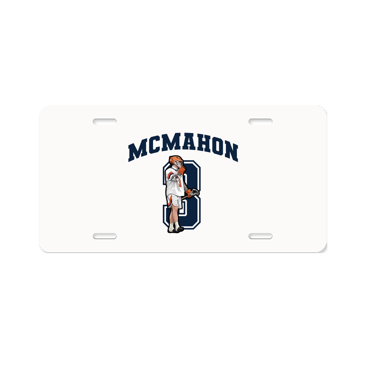 License Plate — Number in Classic