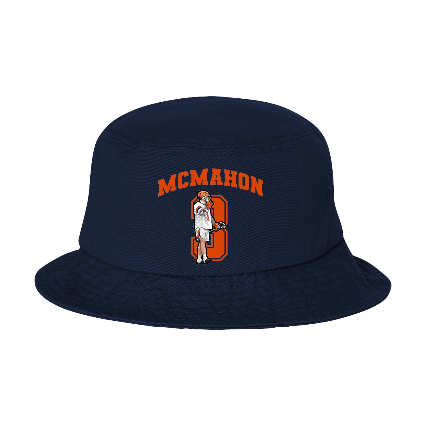 Bucket Cap — Number in Navy