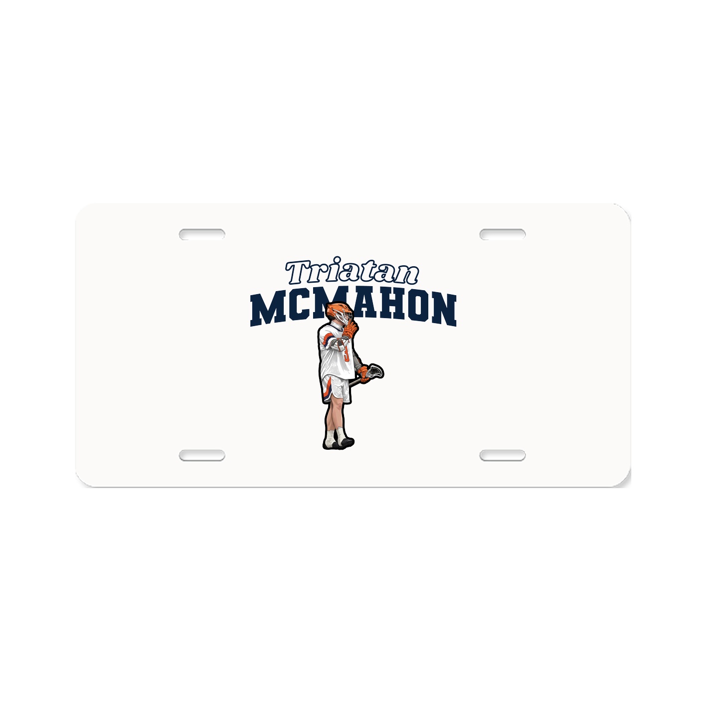 License Plate — Name Arch in Classic