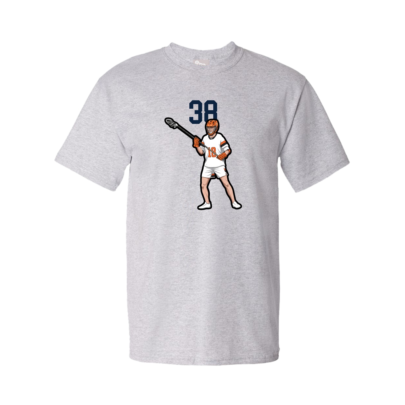 Youth Tee — Number Top in Grey