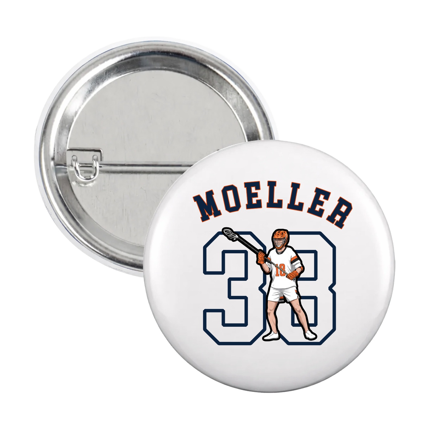 Game Day Button — Shirsey Arch in White