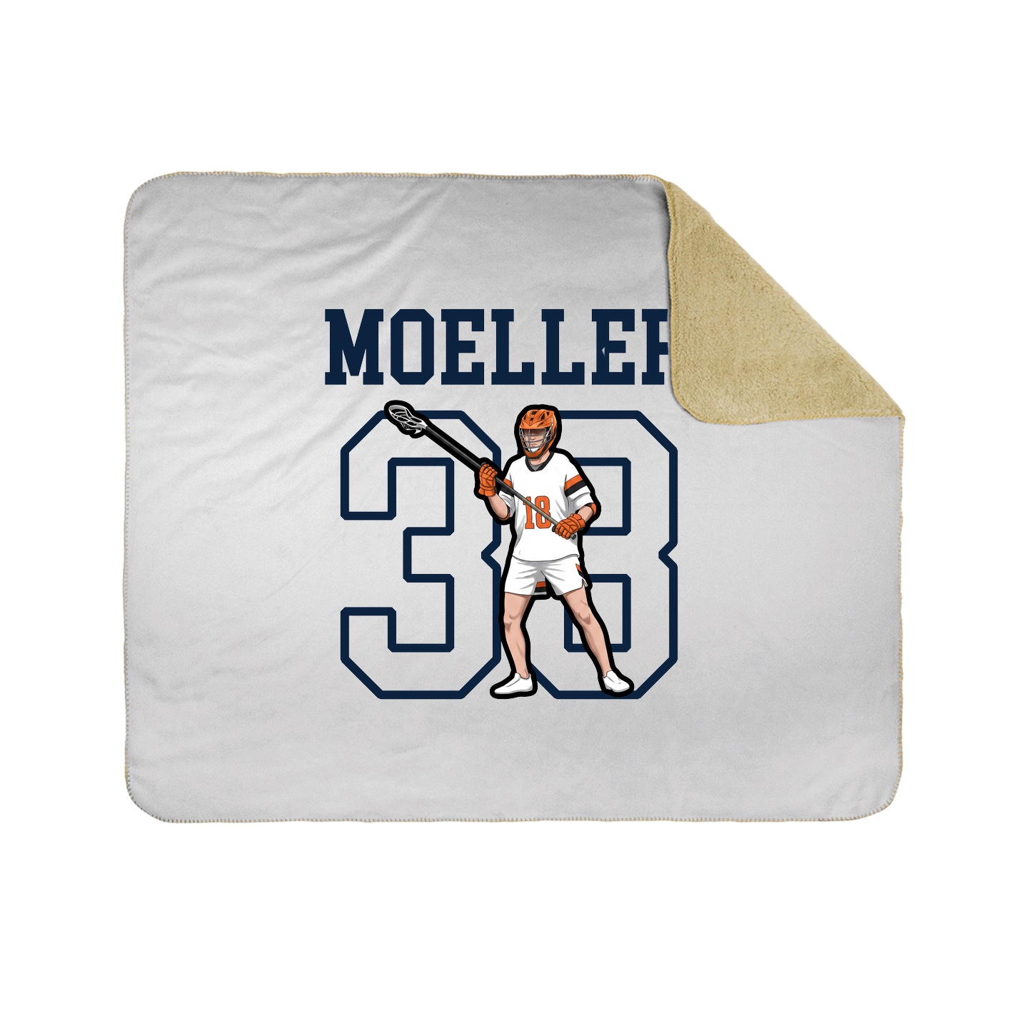 Throw Blanket — Shirsey in White
