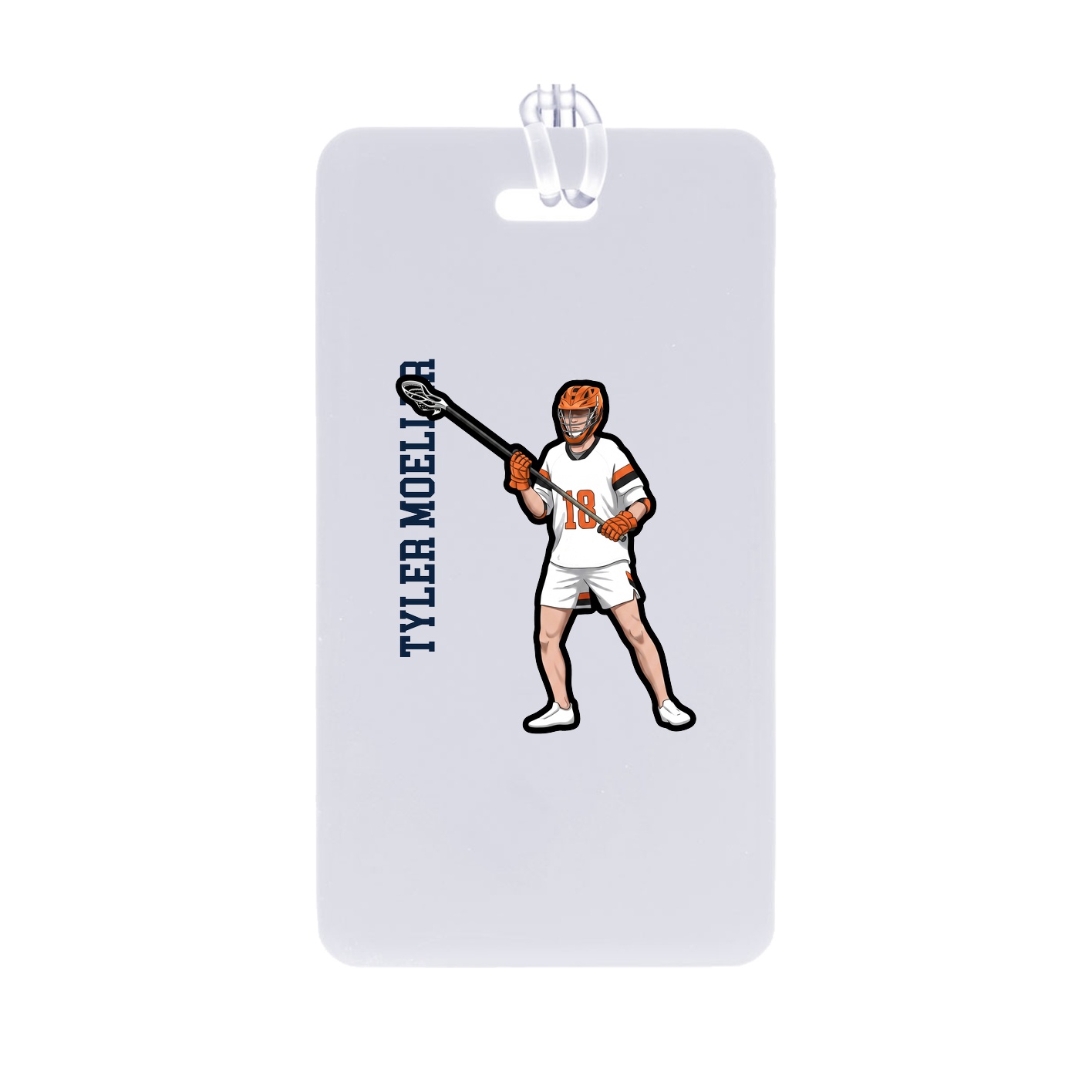 Bag Tag — Name Vertical in Classic