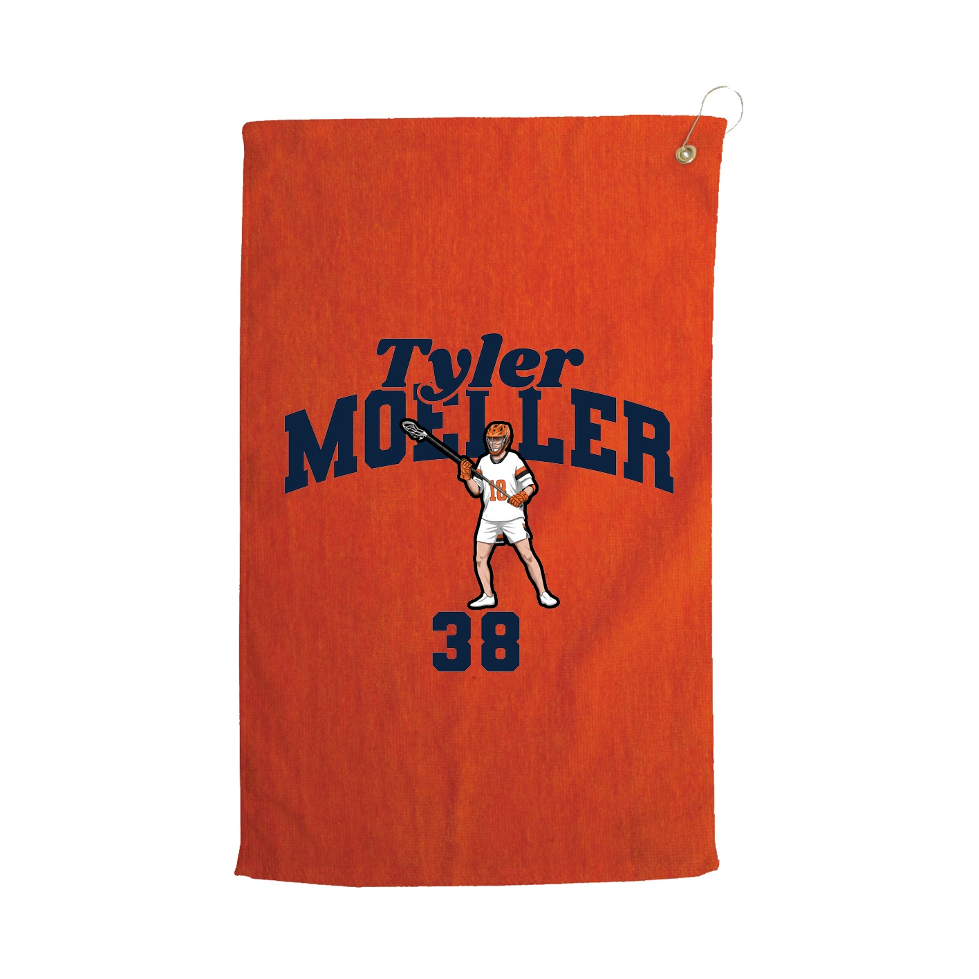 Golf Towel — Signature Arch in Orange