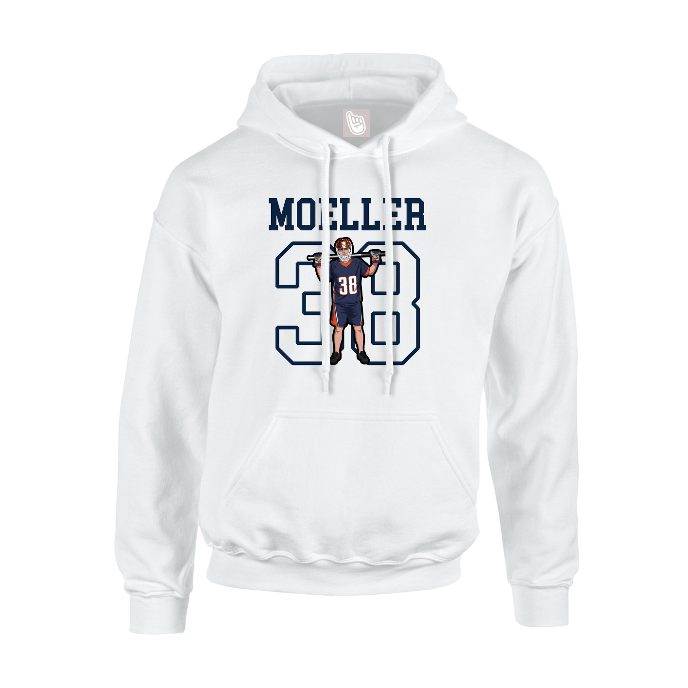 Hoodie — Shirsey in White