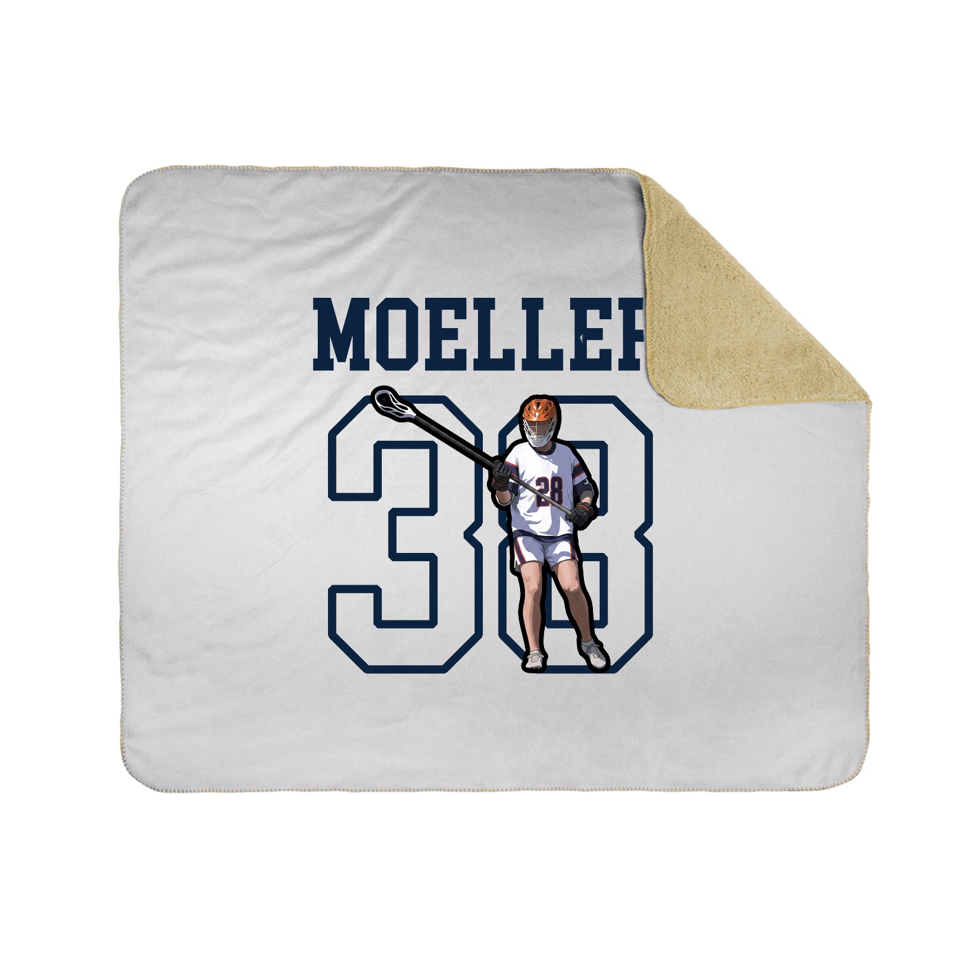 Throw Blanket — Shirsey in White