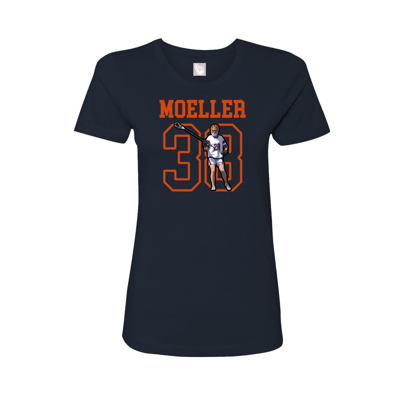 Fitted Women's Tee — Shirsey in Navy