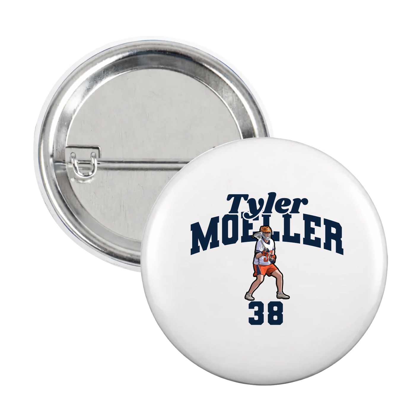 Game Day Button — Signature Arch in White