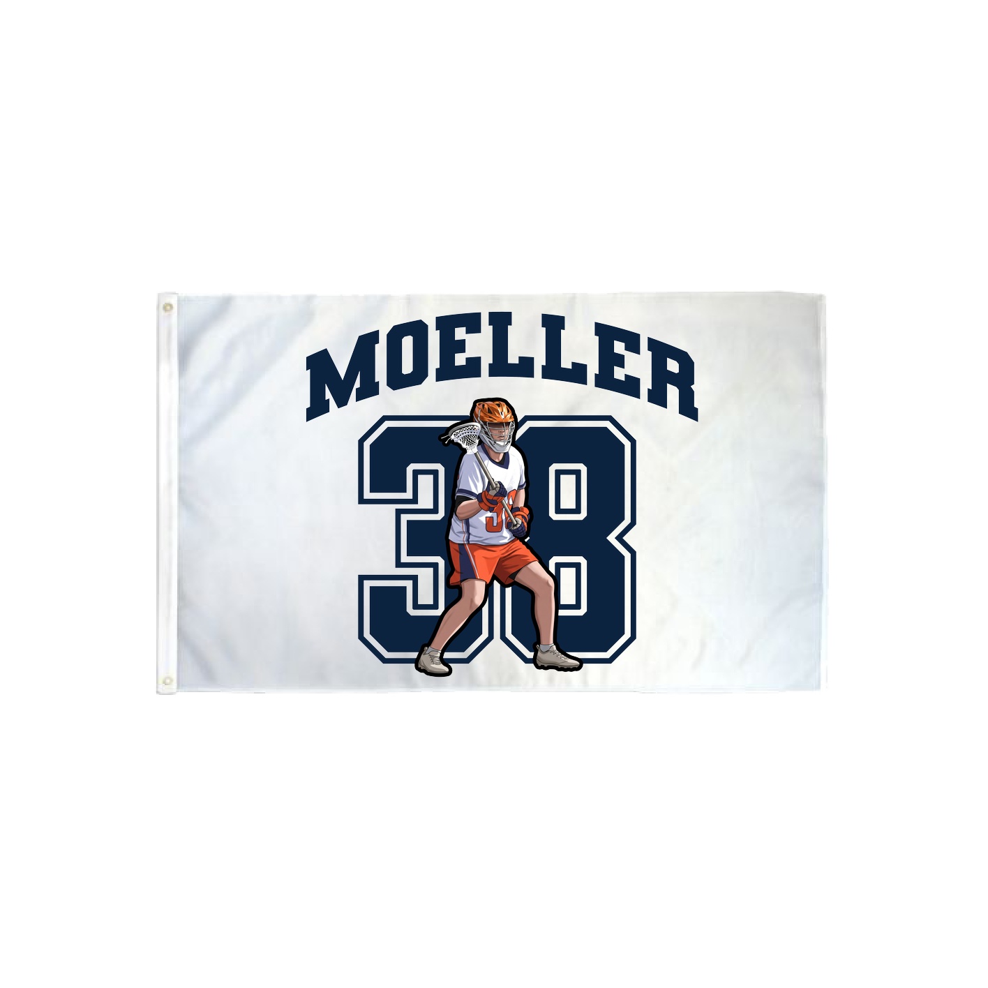 3x5 Flag — Number in Classic