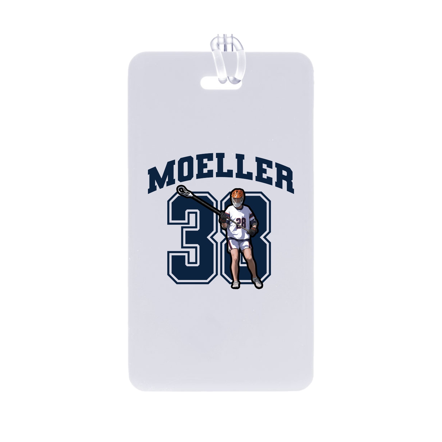 Bag Tag — Number in Classic