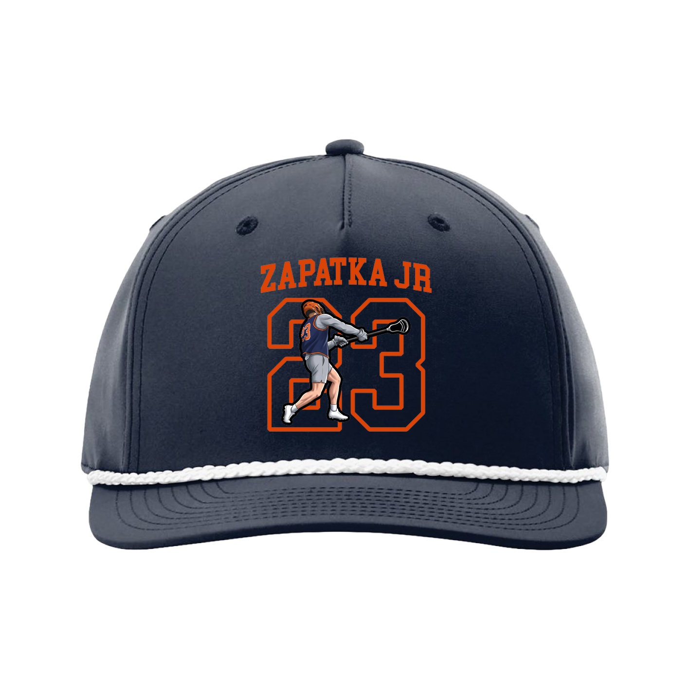 Five-Panel Classic Rope Cap — Shirsey in Navy