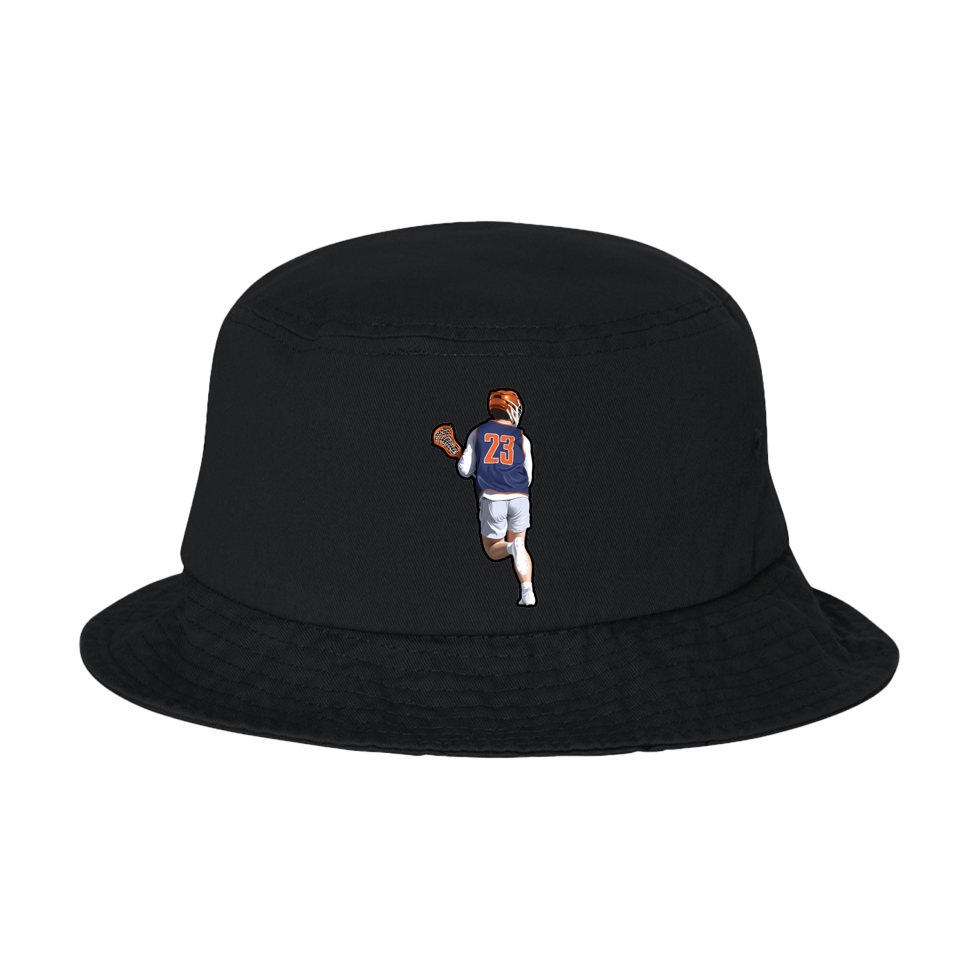 Bucket Cap — Name Vertical in Black
