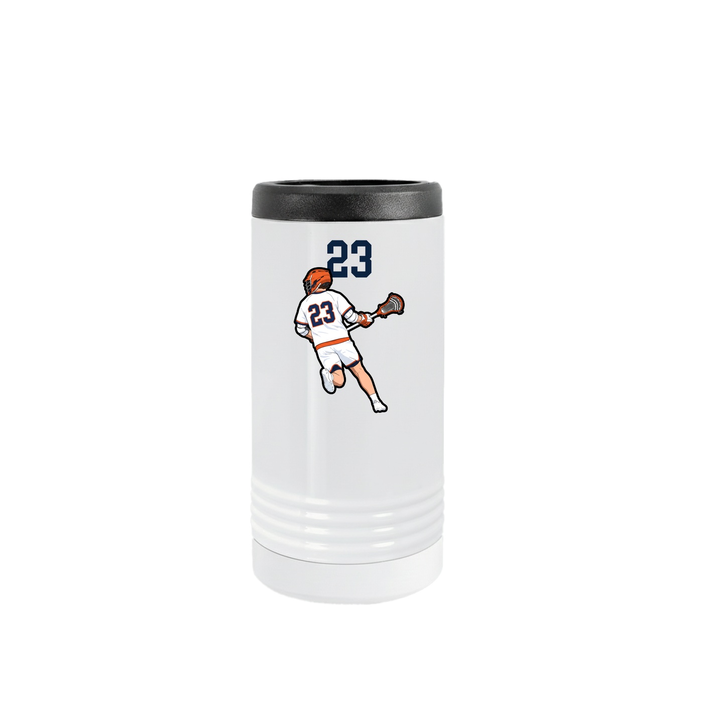Slim Beverage Holder — Number Top in White