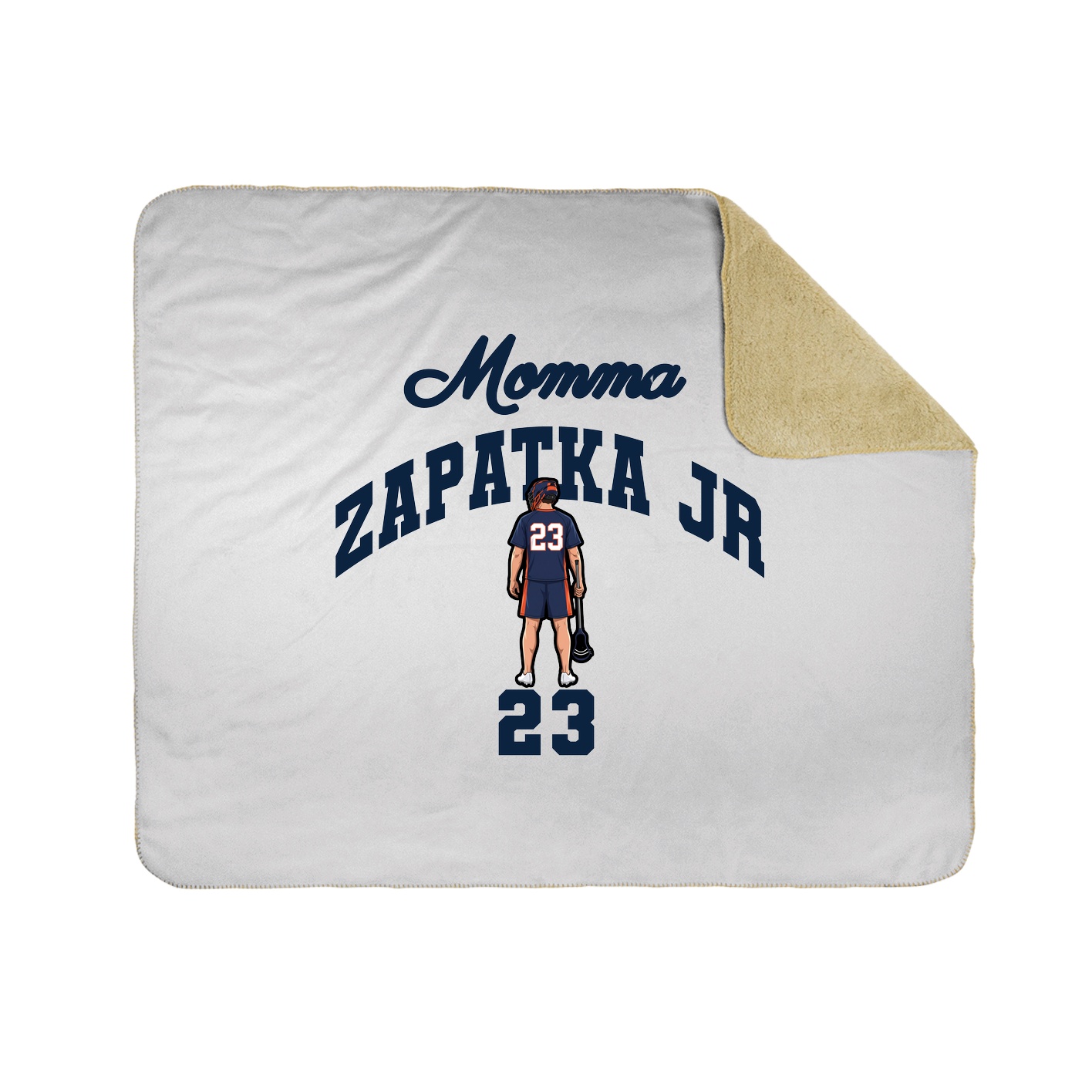 Throw Blanket — Mothers Day Arch in White