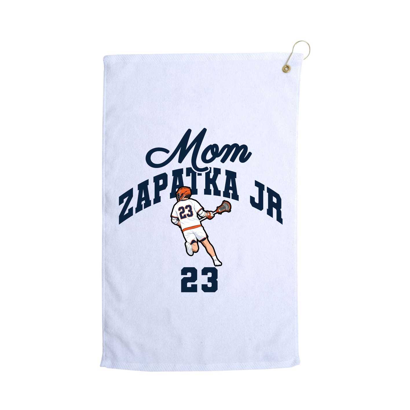Golf Towel — Mothers Day Arch in White