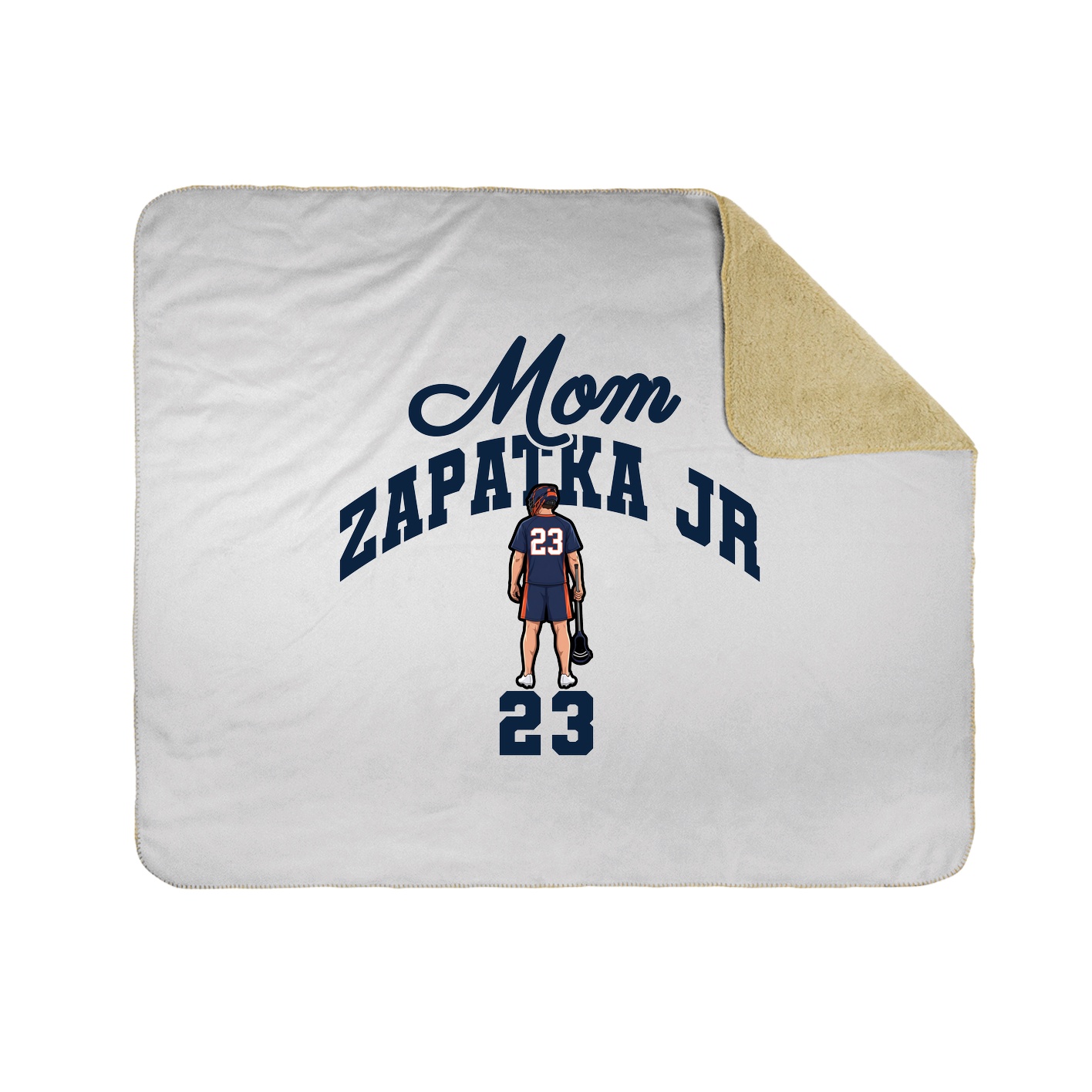 Throw Blanket — Mothers Day Arch in White