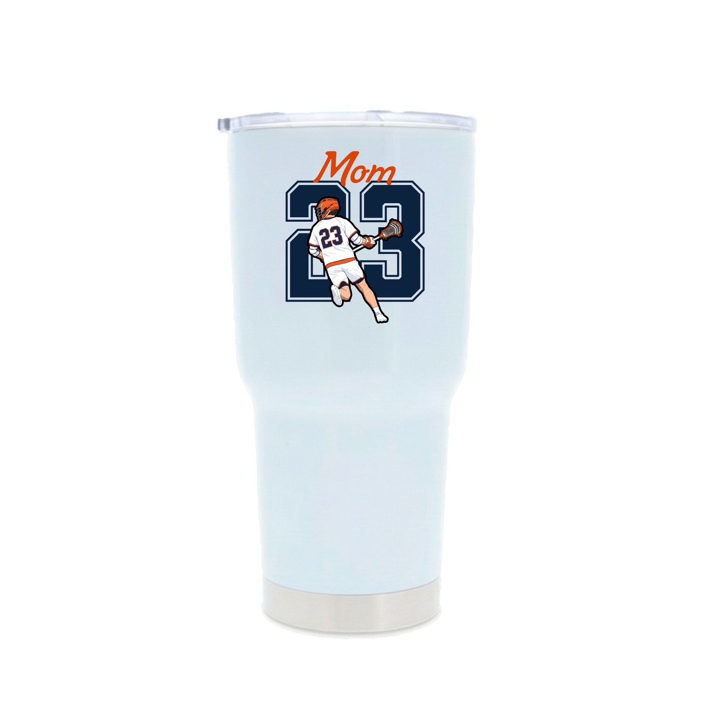 30oz Stainless Steel Tumbler — Mothers Day Shirsey in White
