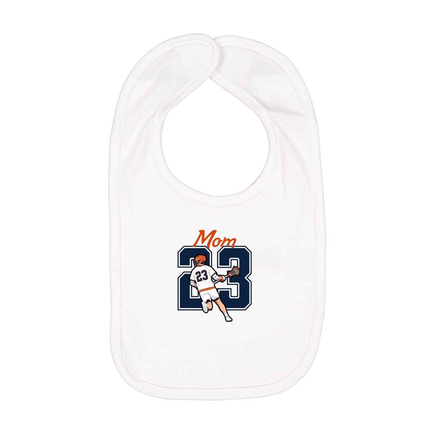 Infant Bib — Mothers Day Shirsey in White