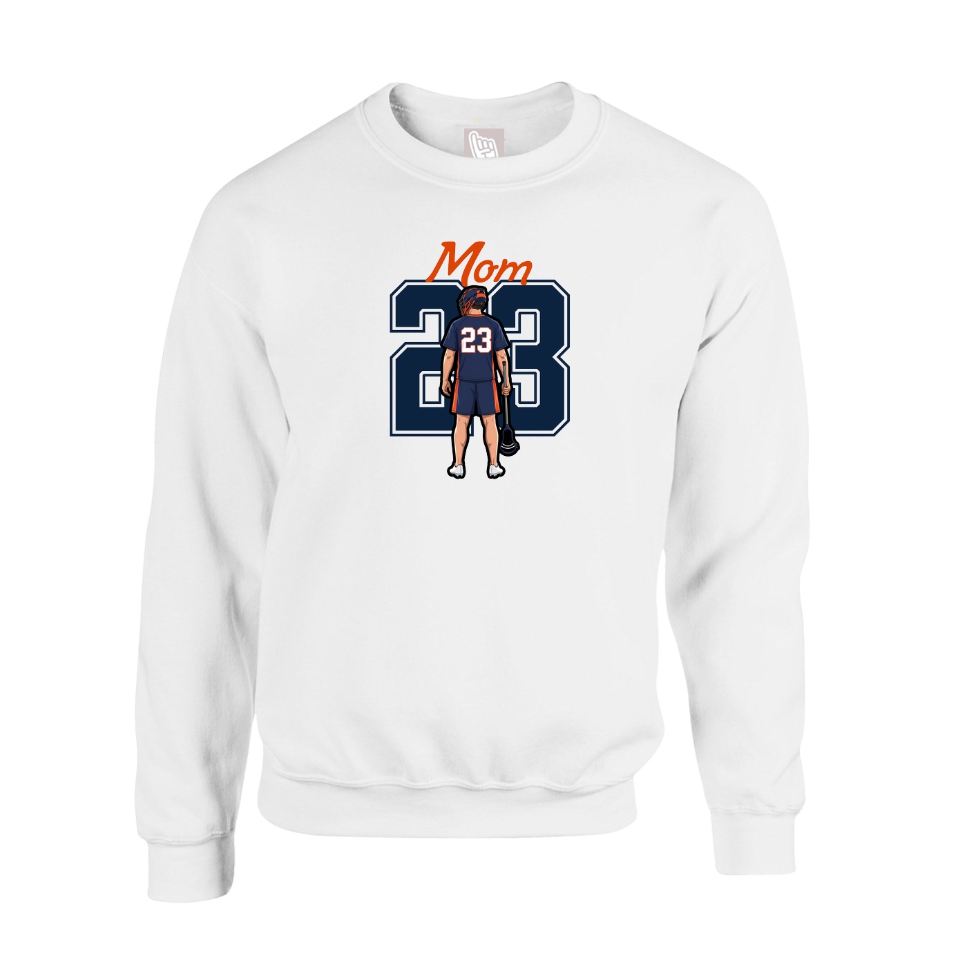 Fleece Crew — Mothers Day Shirsey in White