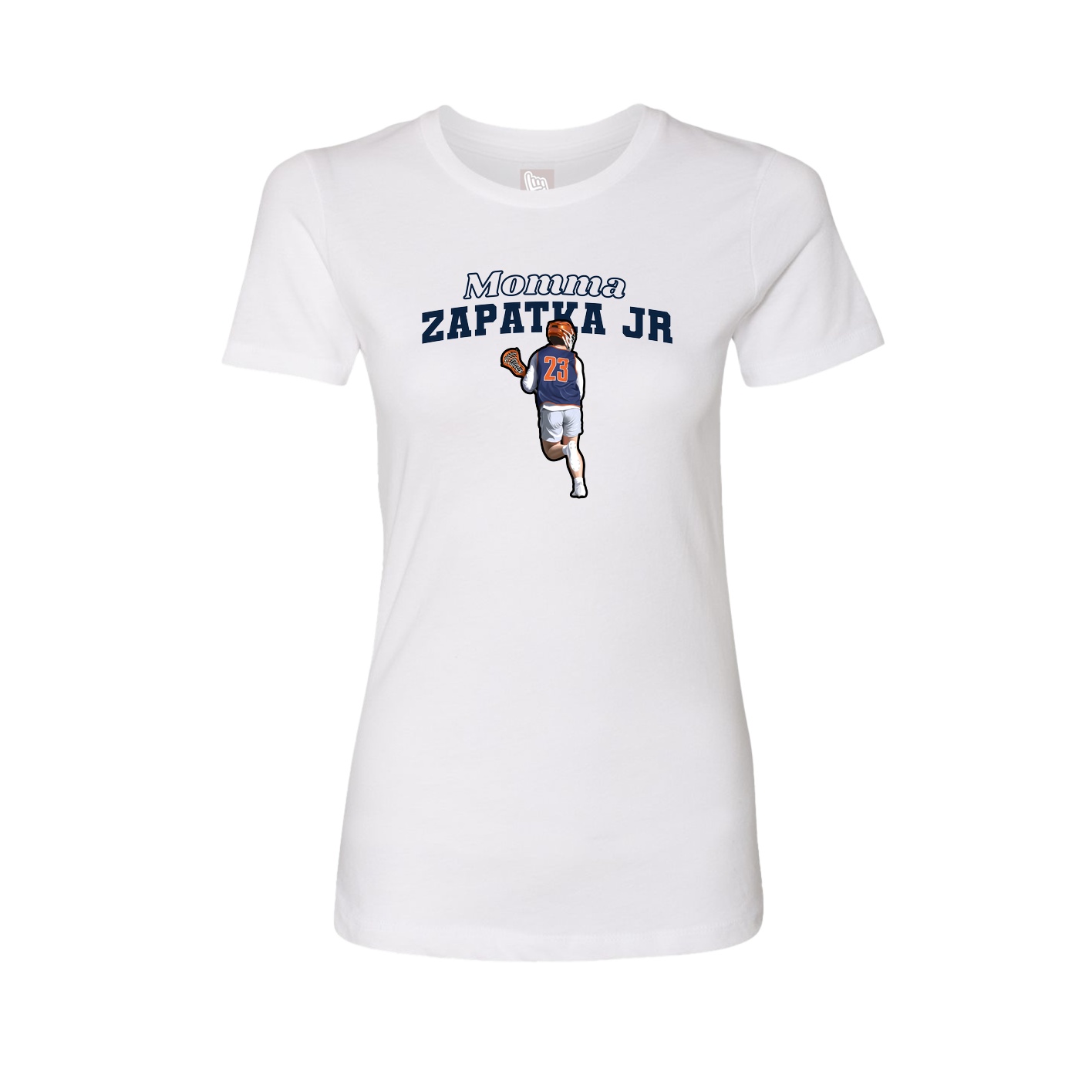 Womens Tee — Mothers Day Block in White