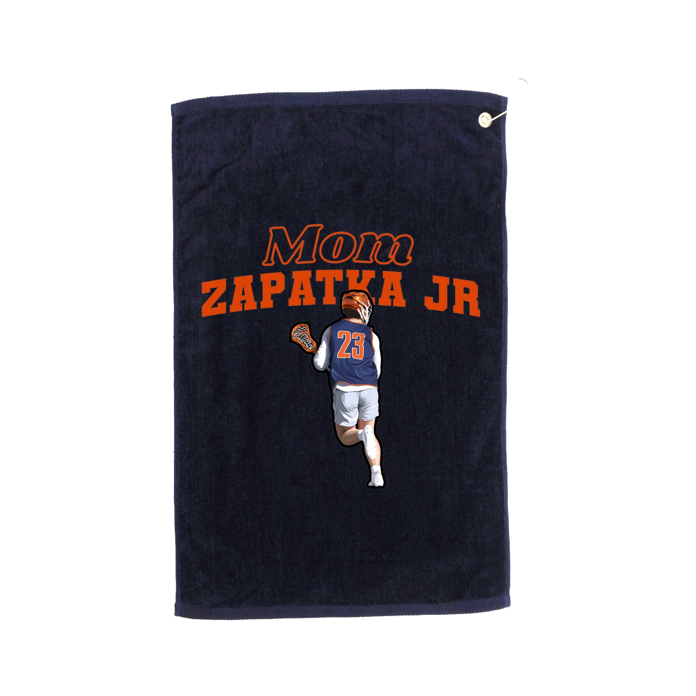 Golf Towel — Mothers Day Block in Navy