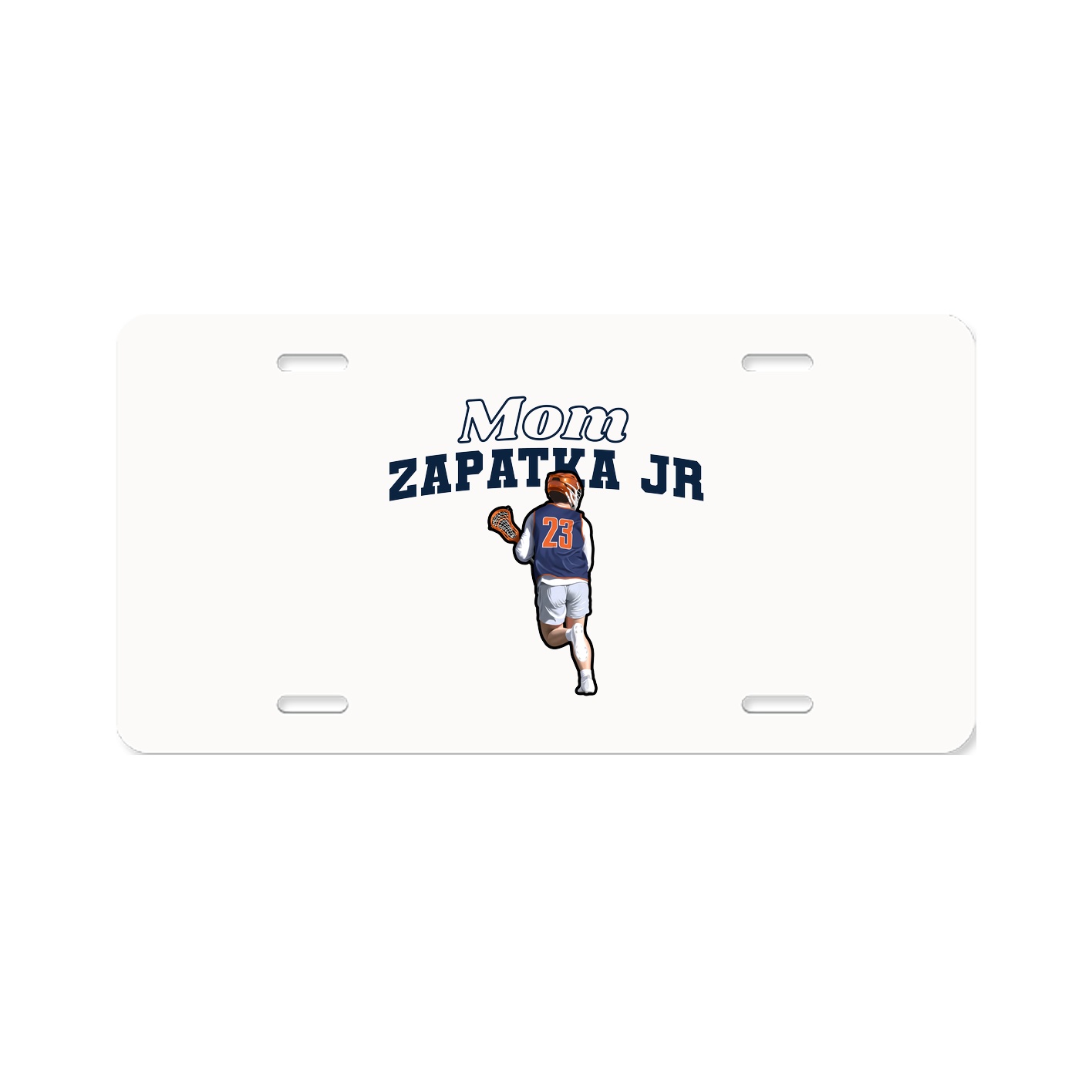 License Plate — Mothers Day Block in Classic