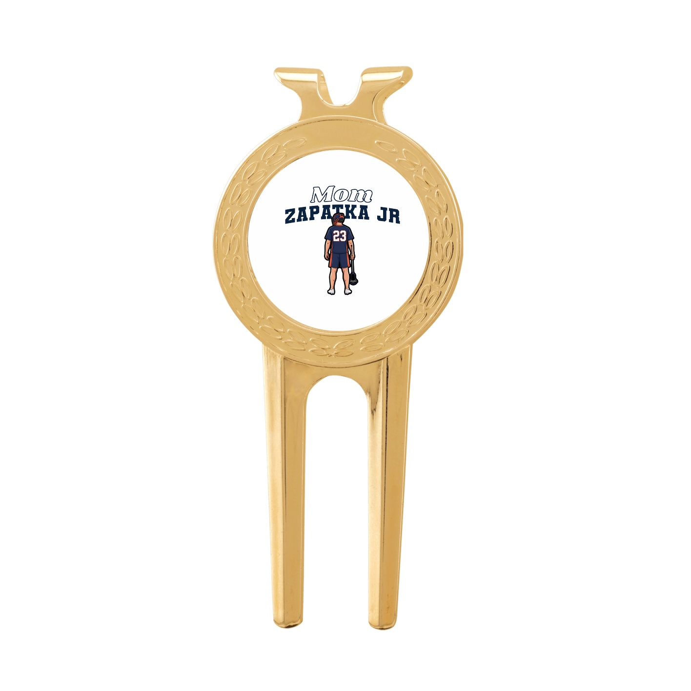 Divot Tool with Ball Marker — Mothers Day Block in Classic