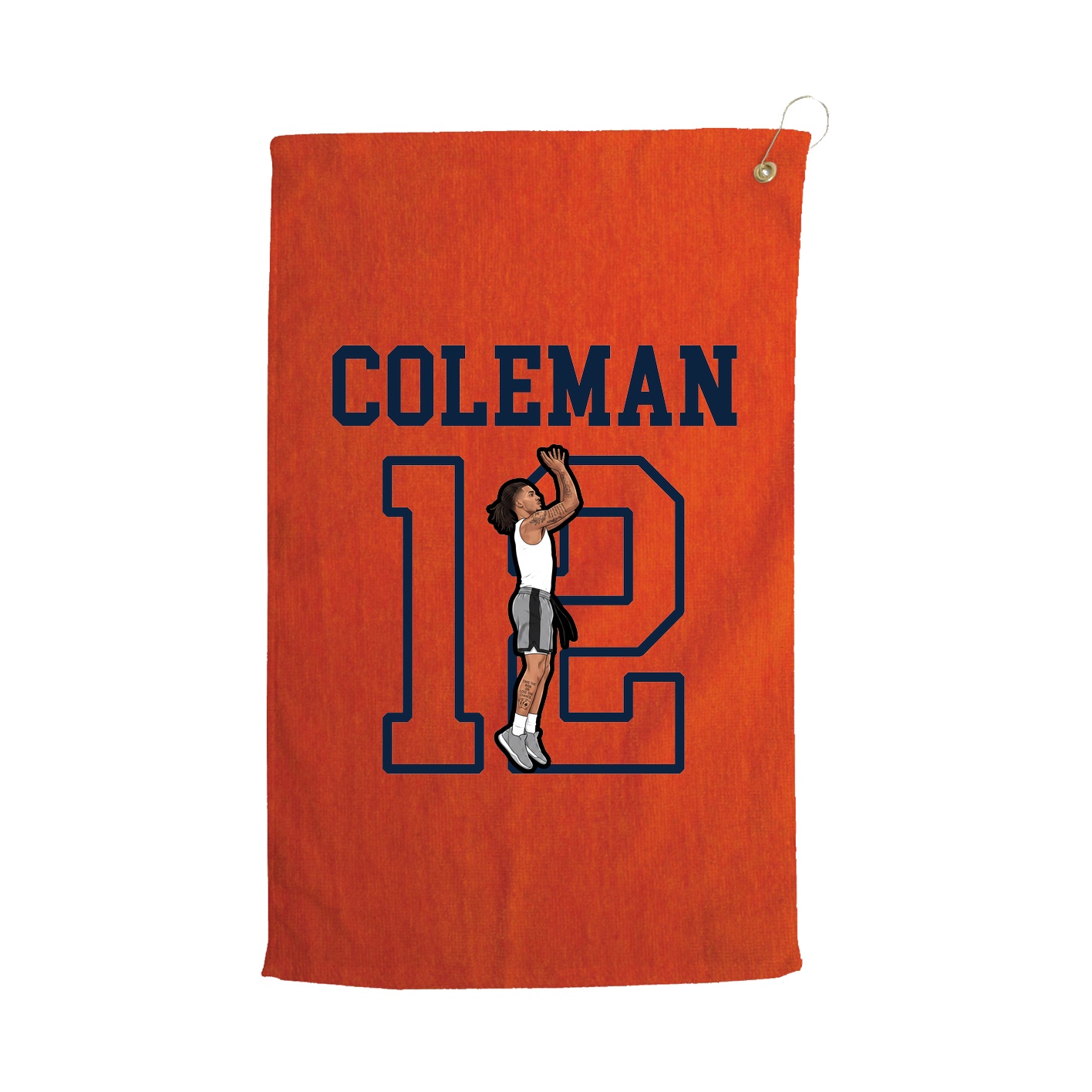Golf Towel — Shirsey in Orange