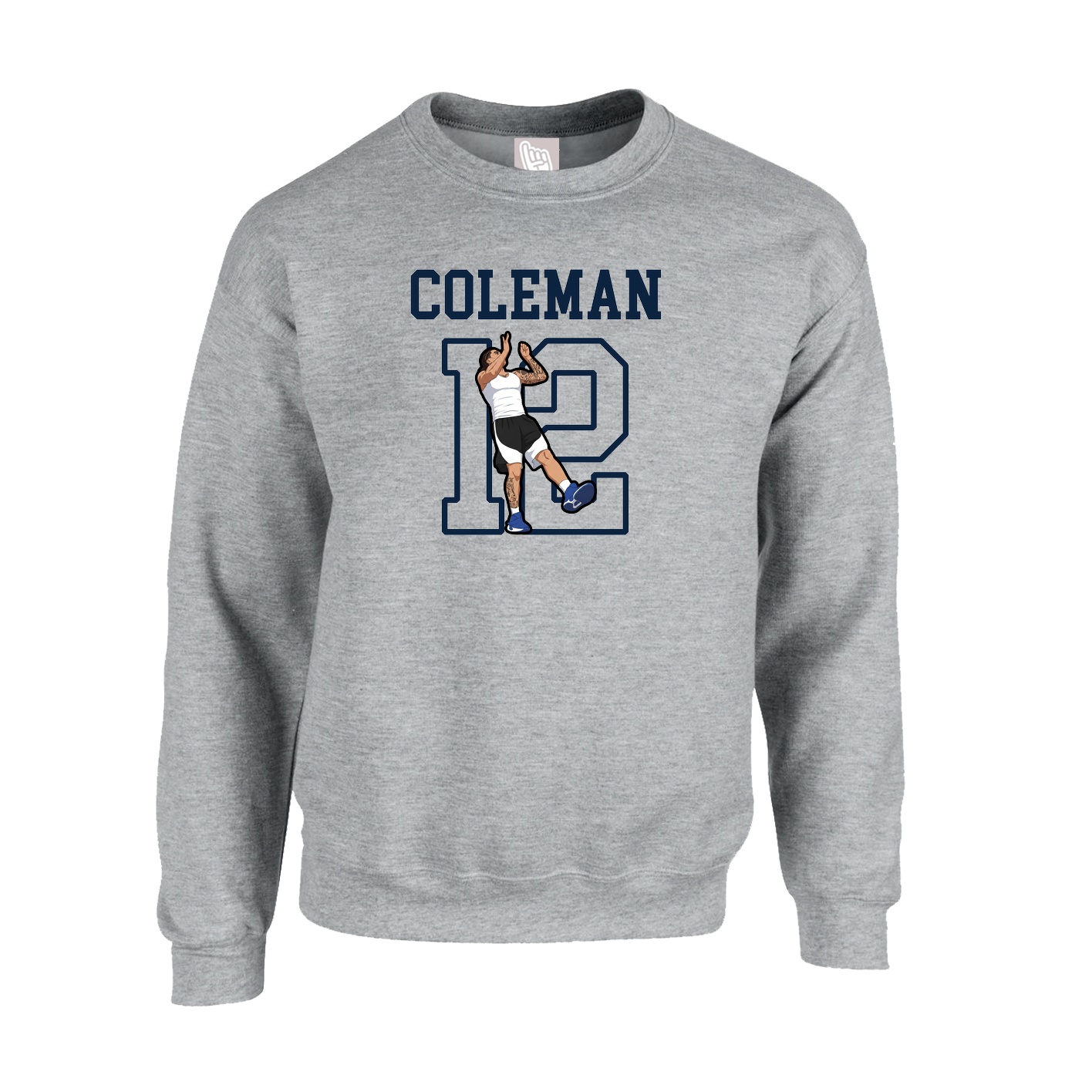 Fleece Crew — Shirsey in Grey